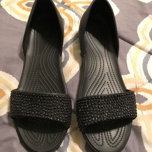 Women’s Embellished Crocs Sandals (Sz. 11)